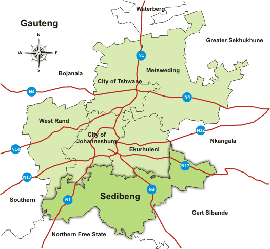 Sedibeng in Gauteng
