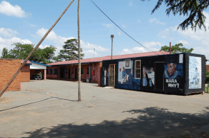 The old Sharpeville Police Station is being converted into a Craft Hub where local artists will exhibit and sell there work 