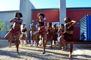 Tswana dancers
